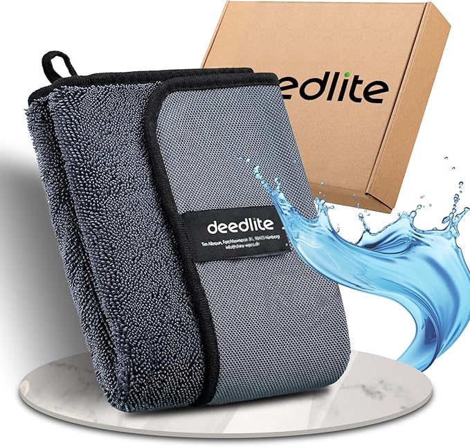 Bath Wipes Shower Cleaning Cloths, Premium Car Drying Towel | Ultra Absorbent Twisted-Loop Design| Microfiber Towel for Car, Shower Cabin, Household