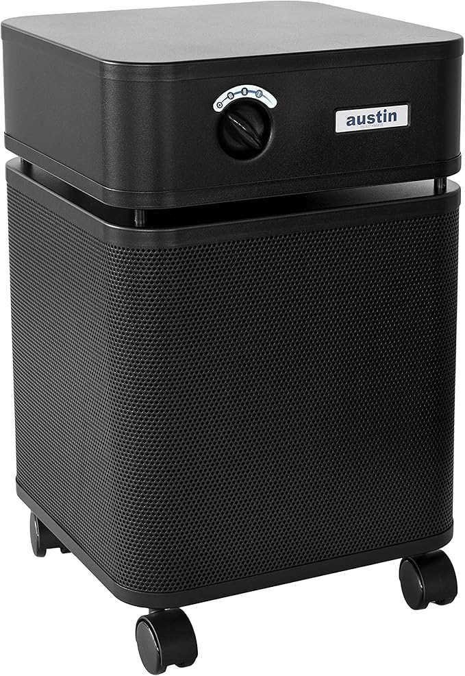 Austin Air HealthMate Standard Air Purifier, Black - Advanced 4- Stage Filtration Air Purifiers For Home with Activated Carbon & Zeolite - Ideal as Air Purifiers for Bedroom, Model B400