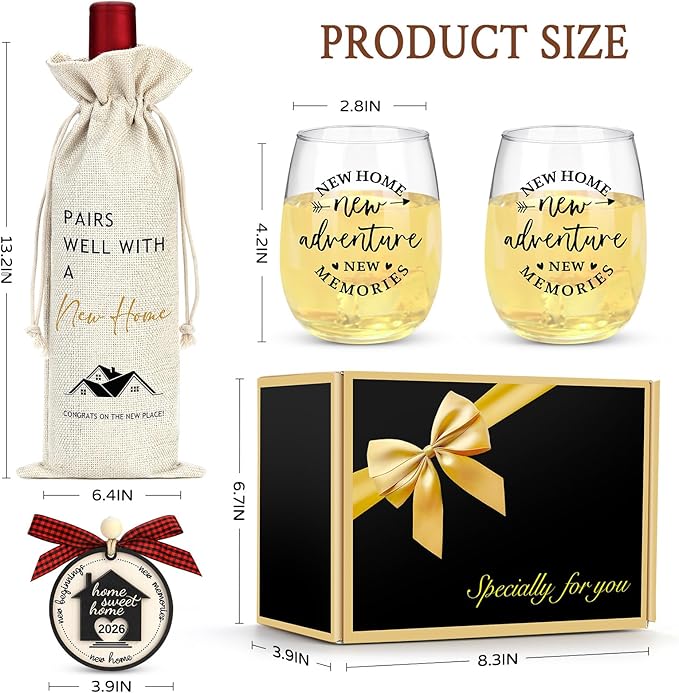 House Warming Gifts New Home Gift Ideas Cool Housewarming Gift Baskets for Women Men Couple New Apartment Closing Gifts for Home Buyers Unique Housewarming Presents for Homeowner First House Presents