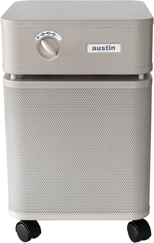 Austin Air HealthMate Standard Air Purifier, Sandstone - Advanced 4- Stage Filtration Air Purifiers For Home with Activated Carbon & Zeolite - Ideal as Air Purifiers for Bedroom, Model B400