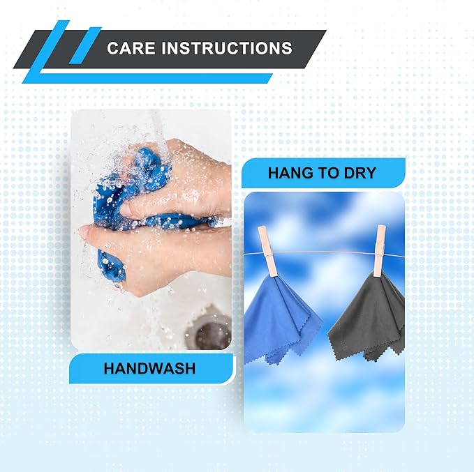 Eco-Fused XL Microfiber Cleaning Cloths - 5 Pack - 12 x 12 inch (30.5 x 30.5 cm) - Quickly Remove Fingerprints, Dust and Smudges from Tablet, TV and Notebook Screens Without Scratches or Marks