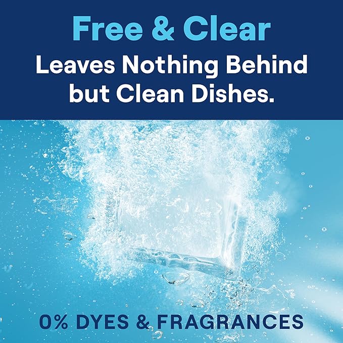 Seventh Generation Dishwasher Detergent Packs, Blasts Away Stuck-On Food, Free & Clear, 20 Packs