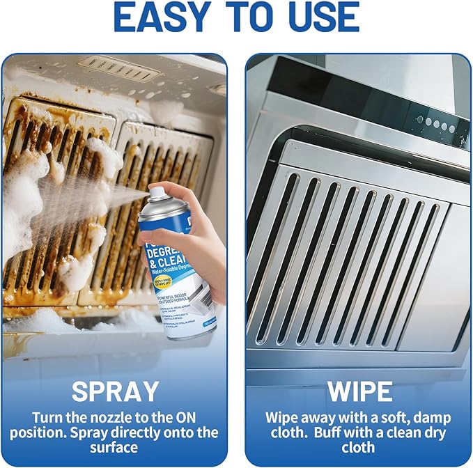 Heavy-Duty Oven/Grill/Microwave oven Cleaner-Removes tough baking grease and food spills from the surface safely 17 FL Oz
