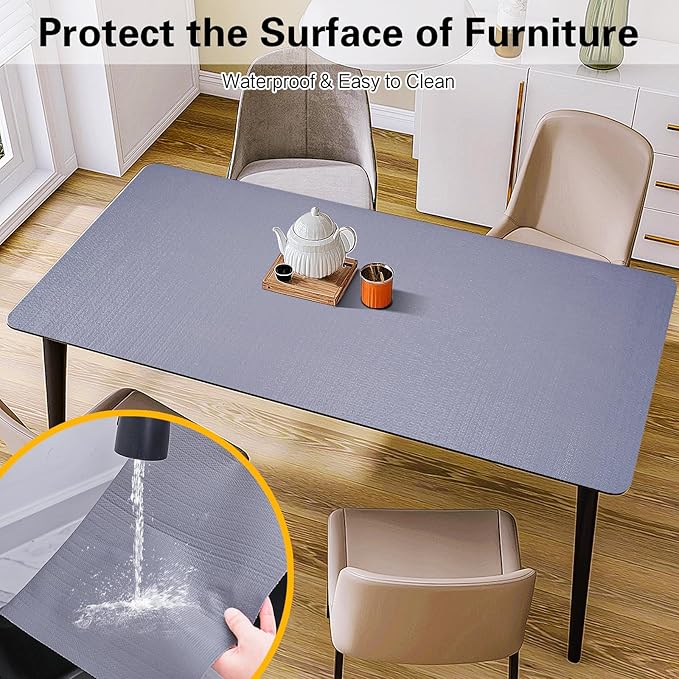 Drawer and Shelf Liner for Kitchen Cabinet,Non-Adhesive Cabinet Liner 18in x 20FT,Waterproof Shelf Paper Non-Slip Mats Cupboard Liners Contact Protect Dresser/Shelves/Table-Grey