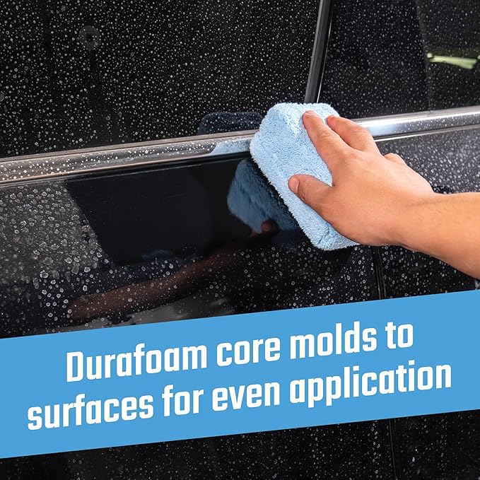 Chemical Guys Premium Grade Microfiber Applicator Pads - 2 Pack - Ultra-Soft Foam Core Detailing Pads for Wax, Sealant, Dressing, Interior & Exterior Car Care (MIC_292_02)