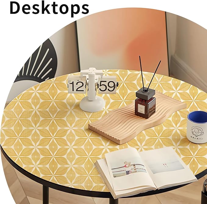 Shelf Liners for Kitchen Cabinets 17in x 20FT, Non Adhesive Cabinet Liner Strong Non-Slip Golden Leaf Drawer Liner, Easy to Clean for Shelf, Cabinet with Knife and Tape Measure