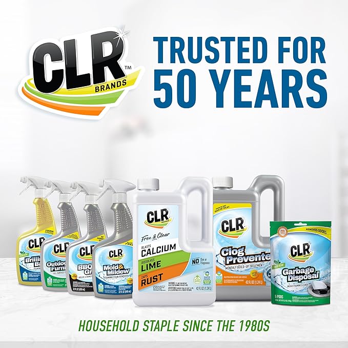 CLR Brands Garbage Disposal Cleaner and Deodorizer Pods, 20 Count, Fresh Scent, Foaming Drain Odor Eliminator, 5 Month Supply
