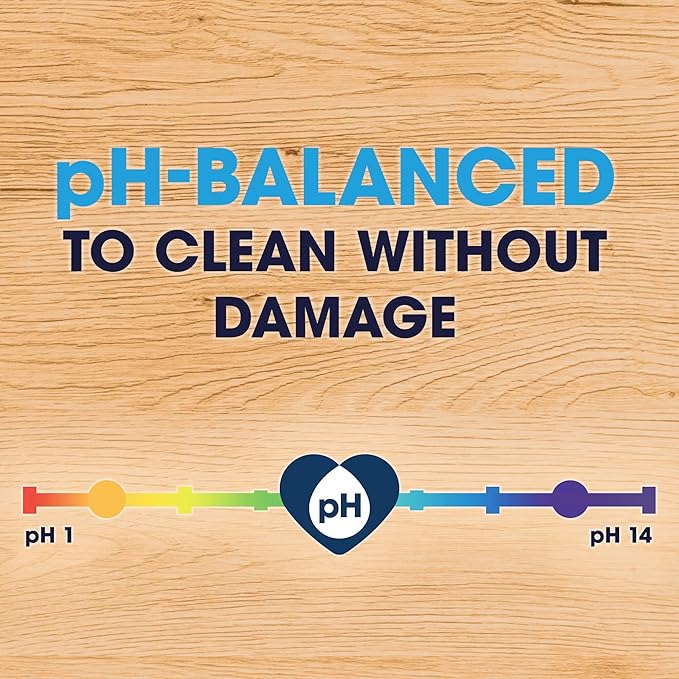 Pledge pH-Balanced Multisurface Spray, Gently Clean 101 Surfaces, Remove Dust and Messes, No Residue - Rainshower Scent, 9.7oz