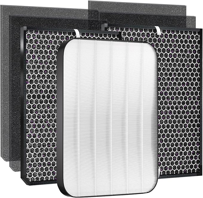 3500 Replacement Filters Compatible AD3000/3500 Air Purifi-er, 3000/3500,3000M, 3000Pro Air Purifi-er,1 air filter, 2 Activated Carbn and 4 Extra Carbn Pre-Filters