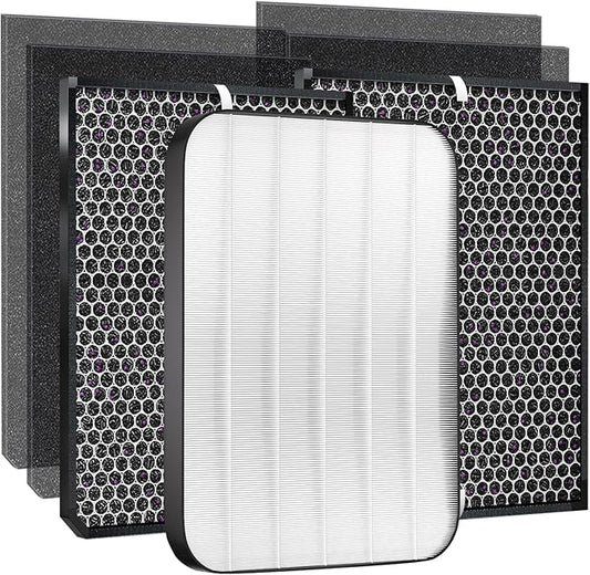 3500 Replacement Filters Compatible AD3000/3500 Air Purifi-er, 3000/3500,3000M, 3000Pro Air Purifi-er,1 air filter, 2 Activated Carbn and 4 Extra Carbn Pre-Filters