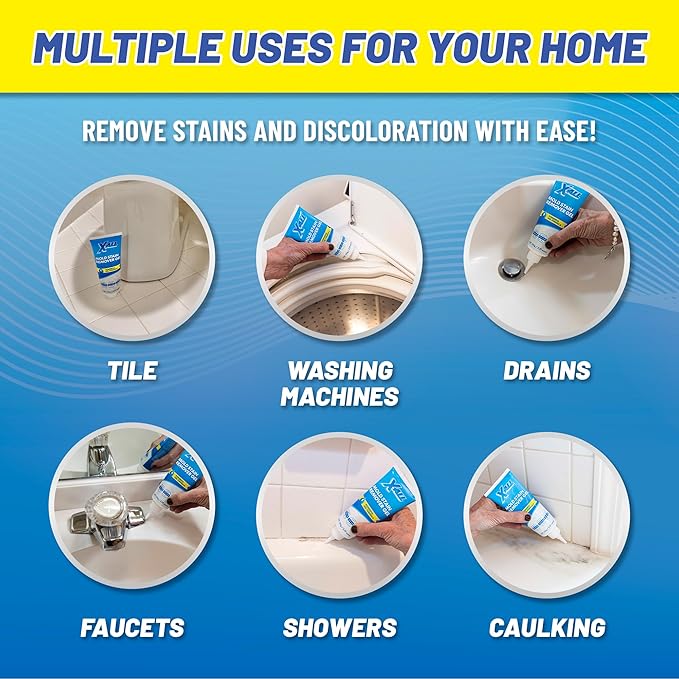 X-ALL Mold Stain Remover - Heavy Duty Mold Stain Cleaner for Bathroom Grout, Tile, Shower, Washing Machine Seal - 150g