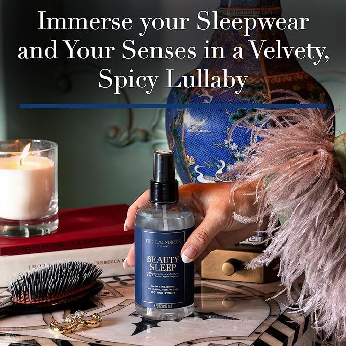 The Laundress Beauty Sleep Fabric-Spray, Wrinkle Release & Pillow Spray, Fabric Refresher, Upholstery and Linen Spray, Tranquil Comforting Inspired Scent, 8 Fl Oz, (Pack of 2)