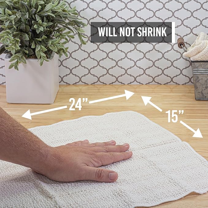 Old Fashion 100% Cotton Kitchen Towels - Set of 2-24"x15" (Teal/Natural)