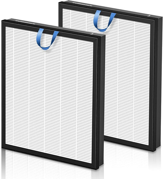 Vital 200S Replacement Filter for LEVOIT Vital 200S and Vital 200S-P Air Purifier, True HEPA and High-Efficiency Activated Carbon Filter, Vital 200S-RF, 2 Pack, White