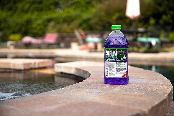 Hot Tub Serum, A Weekly Maintenance Hot Tub Cleaner/Clarifier/Conditioner/Softener All-in-One 2 Liter (24 Weekly doses), Inflatable Hot Tub Chemicals for Complete Hot Tub Treatment