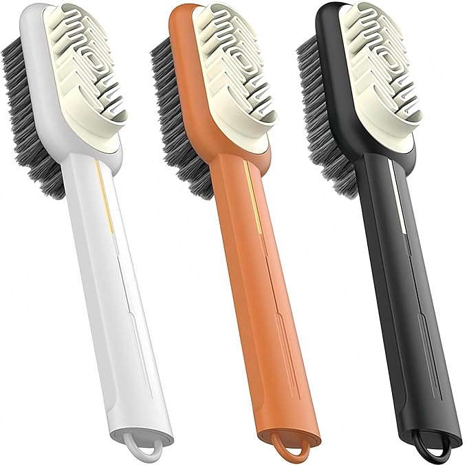 3 Pack Suede Shoe Brush Rubber Shoe Brushes,Suede Cleaner Brush for Shoes,Double-Sided Shoe Cleaning Brush with Soft Bristle,Polish Eraser for Suede Boot Cleaner and Nubuck Brush Shoe Scrubber