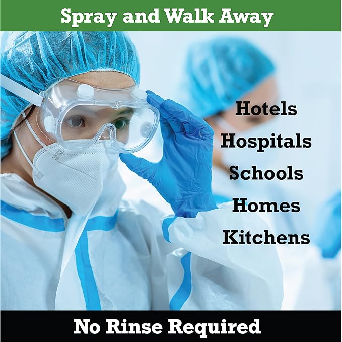 SNiPER Hospital Disinfectant, Odor Eliminator & All-Purpose Cleaner, 4 Ounce Spray, 6-Pack