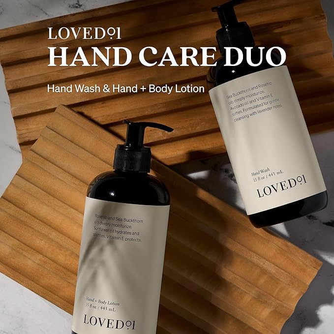 Loved01 Hand Wash, John Legend Skincare, Liquid Hand Soap, Gentle & Hydrating, Cruelty-Free, Oprah's Favorite Things, Formulated with Nourishing Oils & Soft Lavender, 15 oz