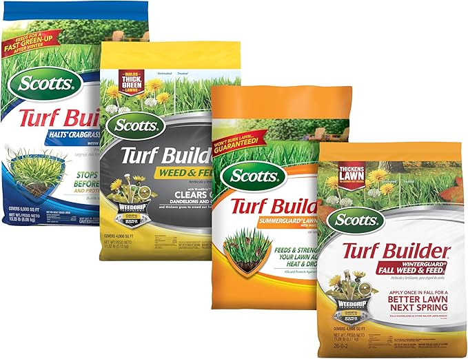 Scotts Turf Builder 4-Bag Bundle for Small, Northern Lawns