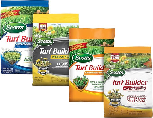 Scotts Turf Builder 4-Bag Bundle for Small, Northern Lawns