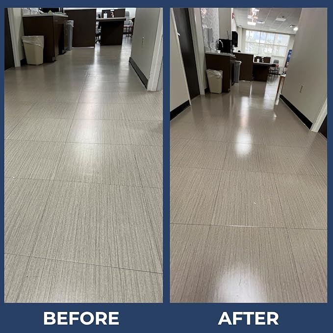 Ultrashield Tuff-Shine Clean Enhance and Protects, Multi Surface Floor Cleaner Shine, Commercial & Janitorial Cleaning Supplies, Quick Instant Shine Concrete (2 x 1 Quartz)