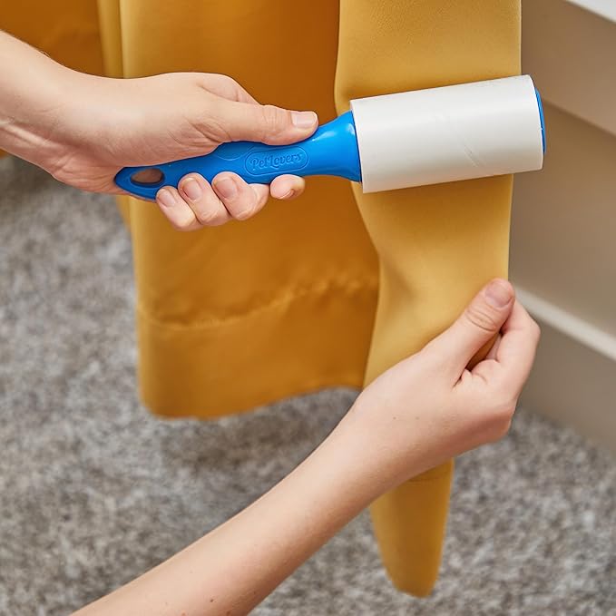 PetLovers Lint Rollers for Pet Hair Extra Sticky 6 Pack - Lint Remover for Clothes