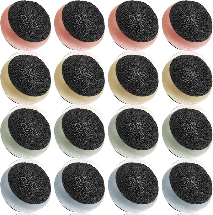 Suclain 16 Pack Touch Screen Cleaner Balls Phone Cleaning Ball Microfiber Touch Car Screen Glass Cleaner for Computer Laptop Monitor Camera Lens Gift(Green,Blue,Warm Red,Yellow)