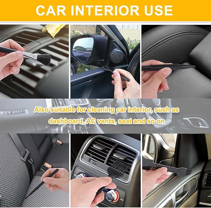 Computer Keyboard Cleaning Brush 8Pcs Small Portable Laptop Electronics Camera Anti Static Brushes Kit