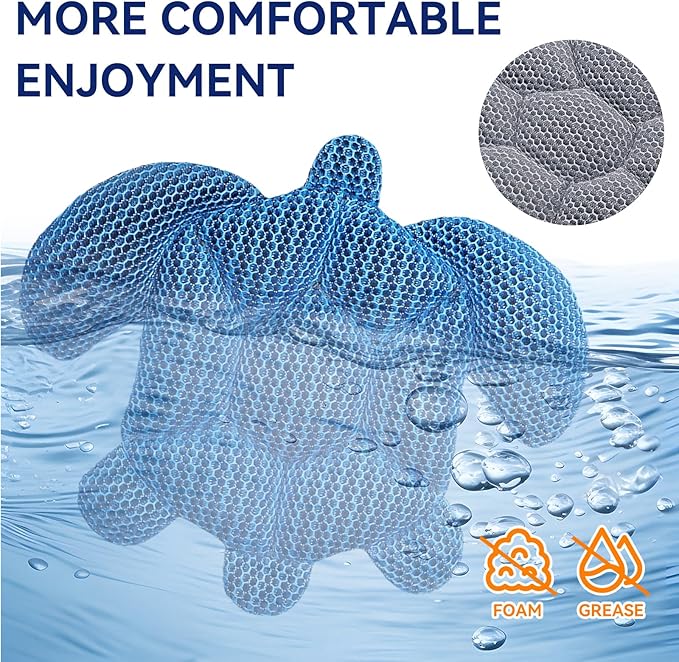 1× Hot Tub Scum Absorber for Spa Hot Tub, Scum Turtle Hot Tub Cleaner Hot Tub Sponges to Soak up Oils, Hot Tub Scum Sponge- Keeps Your Hot Tub Water Clean and Clear