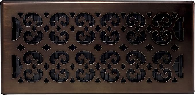 Decor Grates SPH614-RB Floor Register, 6x14, Rubbed Bronze Finish