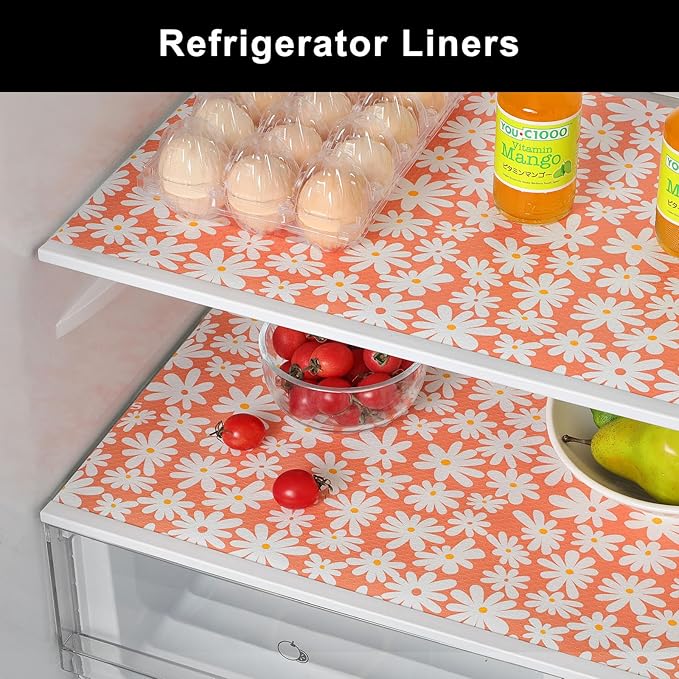 Cooyes Shelf Liner – Premium Non-Adhesive Cabinet & Drawer Liner for Kitchen – Waterproof Shelf Paper with Modern Pattern – Durable EVA Cabinet Mat – Easy to Cut （24" W x 240" L）