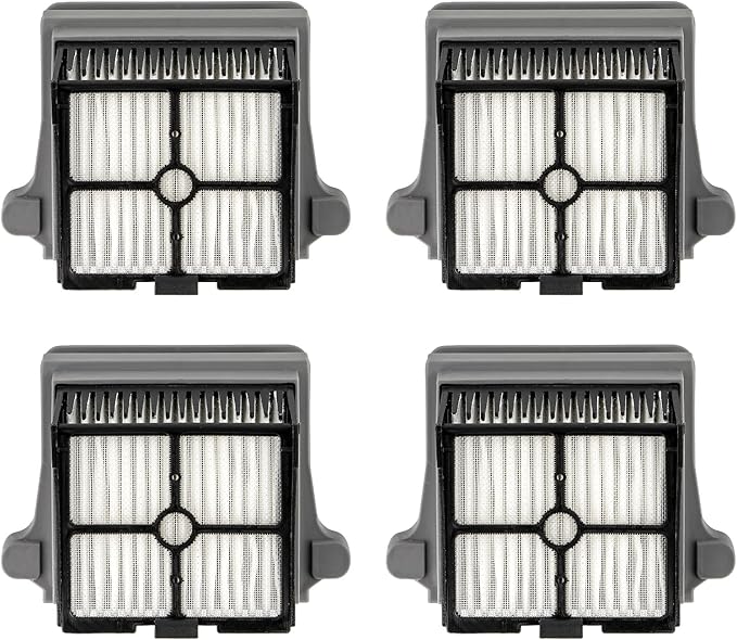 (4 Pieces) Floor ONE S7 Pro HEPA Filters Compatible With Tineco Floor ONE S6/ iFloor 5 Breeze Complete Wet Dry Vacuum Cleaner, Replacement Parts (Note: Not compatible with Floor ONE Stretch S6)