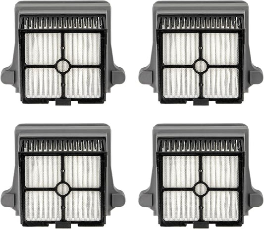 (4 Pieces) Floor ONE S7 Pro HEPA Filters Compatible With Tineco Floor ONE S6/ iFloor 5 Breeze Complete Wet Dry Vacuum Cleaner, Replacement Parts (Note: Not compatible with Floor ONE Stretch S6)