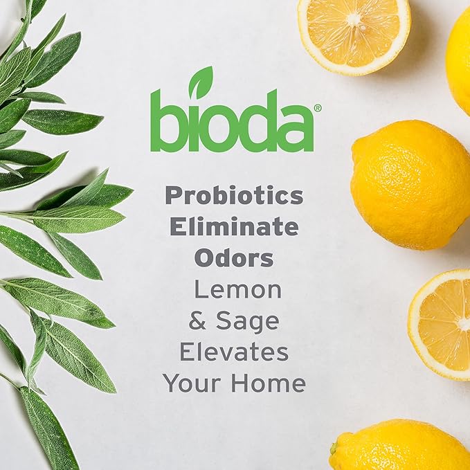 Bioda Multi-Purpose Probiotic Enzyme Cleaner and Deodorizer | Professional Strength | Trash Can Deodorizer, Pet Stains and Odors, Drains, Floors, Bathrooms, Toilets | Made in USA | 1 Gallon