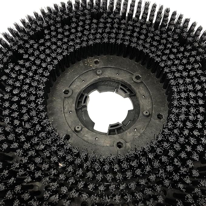 Universal 1 Piece 21 Inch Diameter Heavy Duty Rotary Scrub Brush Fit for Commercial Floor Machine-Medium Brush (508mm)