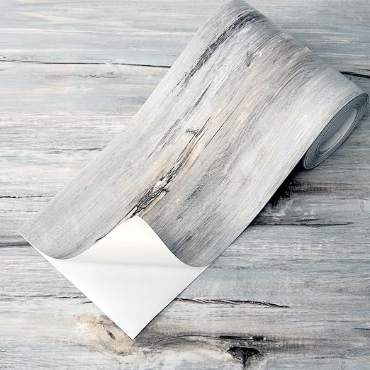 Art3d 60 Sq.ft Peel and Stick Floor Tiles, 40Pcs Luxury Vinyl Plank Flooring Wood Look, Adhesive and Waterproof Tile Sticker for Bedroom, Living Room, Kitchen, Dust Grey