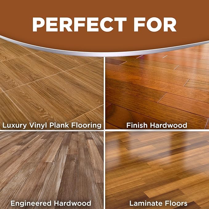 Weiman Wood Floor Polish and Restorer 32 Oz Bundle - High-Traffic Hardwood Floor, Natural Shine, Removes Scratches, Leaves Protective Layer