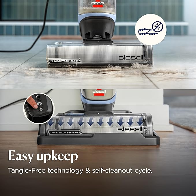 BISSELL CrossWave Edge, Multi-Surface Hard Floor Cleaner Wet Dry Vacuum with Zero-Gap Edge Technology, 4111A