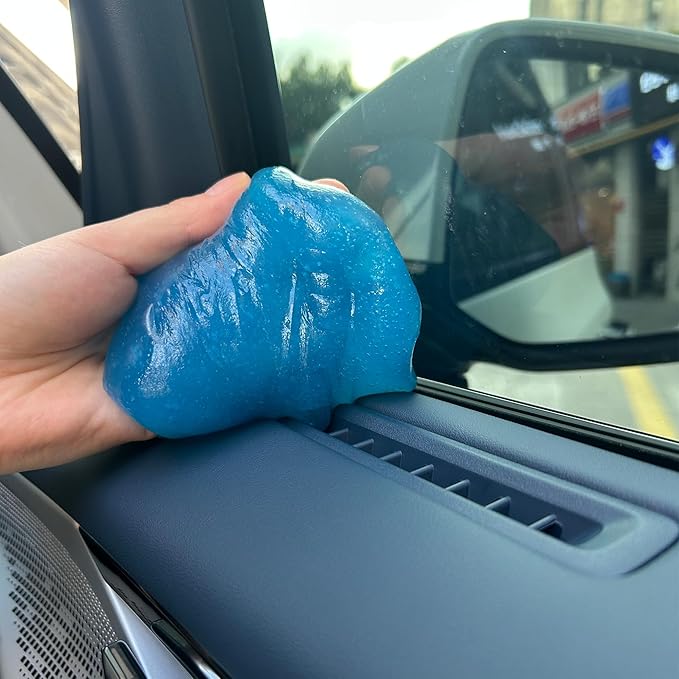 12-Pack Car Cleaning Gels Car Interior Cleaner Putty Slime Auto Detailing Tools Universal Dust Removal Cleaning Kit for Car Accessories Vents 3C Office Four Scented