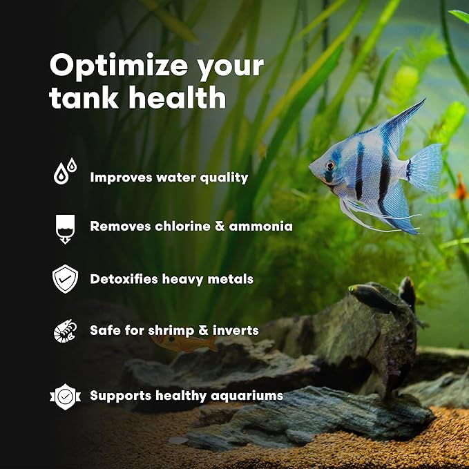 Brightwell Aquatics Shrimp Prep – Water Conditioner for Freshwater Shrimp & Aquariums – Removes Chlorine, Ammonia & Heavy Metals – Promotes Healthy Habitat, 125 ml