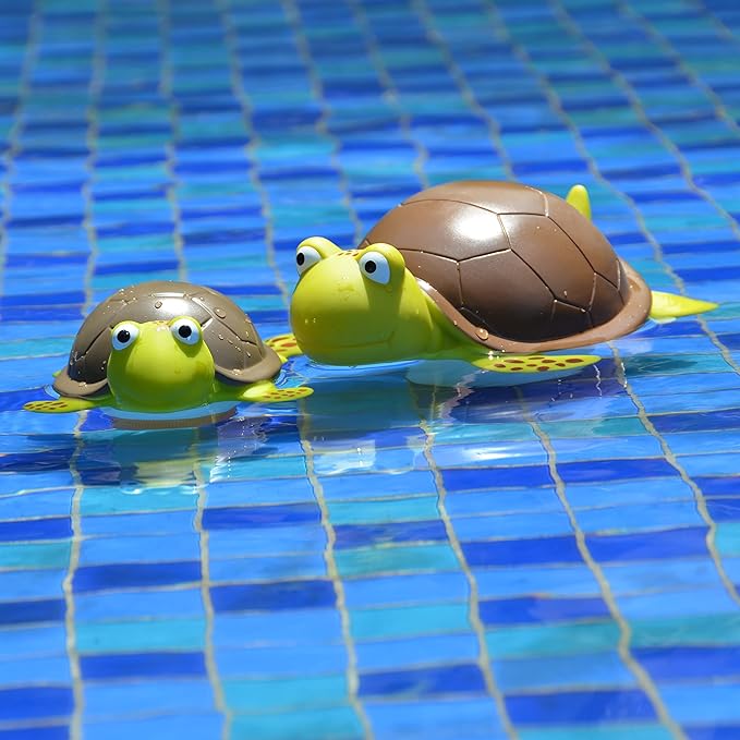 XY-WQ Turtle Chlorine Floater for 1" Tab ONLY, Mini Floating Pool Chlorine Dispenser