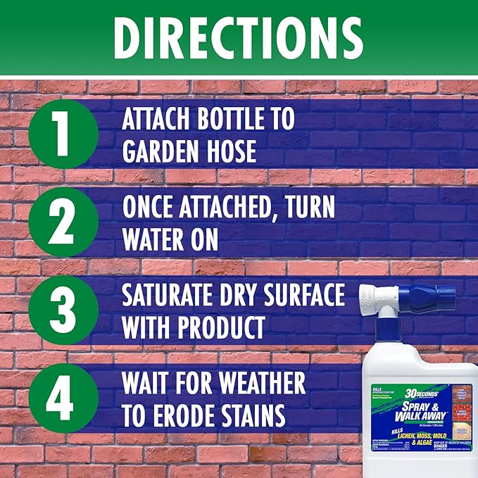 30 SECONDS Spray & Walk Away 64 oz Hose End Sprayer 3 Pack