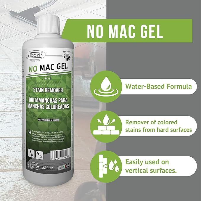 FABER NoMacGel Water-Based Stain Remover Gel for Hard Surfaces (500mL)