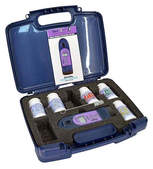 Exact 486202 Spa EZ Photometer Starter Kit - Accurate Water Testing Made Easy | Detects Alkalinity, Bromine, Calcium, Chlorine, and pH | USA Quality