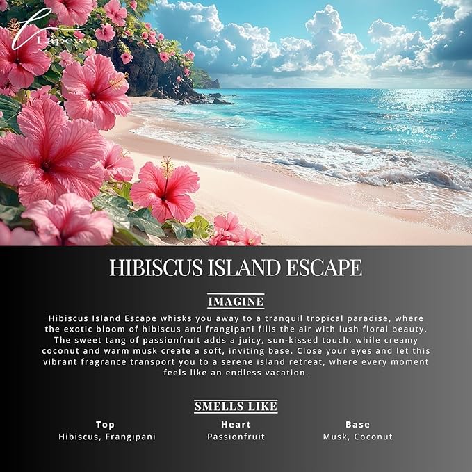 Luxury Floor Cleaner, Scented Mop Soap Concentrate | Hard Floor Cleaner for Tile, Vinyl, Laminate, LVP & Sealed Hardwood | Low-Foam, Streak-Free | 36 oz | Hibiscus Island Escape