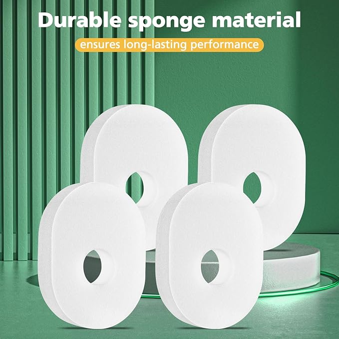4 Pack Filter Replacement for Shark Rocket Vacuum HV300 HV301 HV300W HV302 HV305 HV310 UV450 Foam & Felt Filter Kit