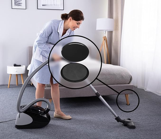 Slipstick GorillaSliders 2-1/4 Inch Round Furniture Sliders for Carpet & Rugs (16 Pack) Premium Reusable Furniture Movers for Sliding Furniture Easily, Plastic Slider Feet Coasters