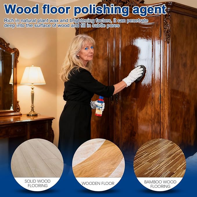 Furniture Restorer – 100ml | multi-functional Floor Polisher | Floor Restore Liquid Wood and Care for Restoring Shine Removing Scratches Polishing Hardwood Laminate Tile and Daily Home Use