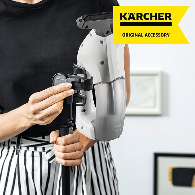 Kärcher WV Extention for High Window Cleaning - Window Vacuum Extension Set for WV 1 and WV 6 Electric Squeegees