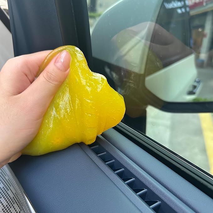 12-Pack Car Cleaning Gels Car Interior Cleaner Putty Slime Auto Detailing Tools Universal Dust Removal Cleaning Kit for Car Accessories Vents 3C Office Four Scented